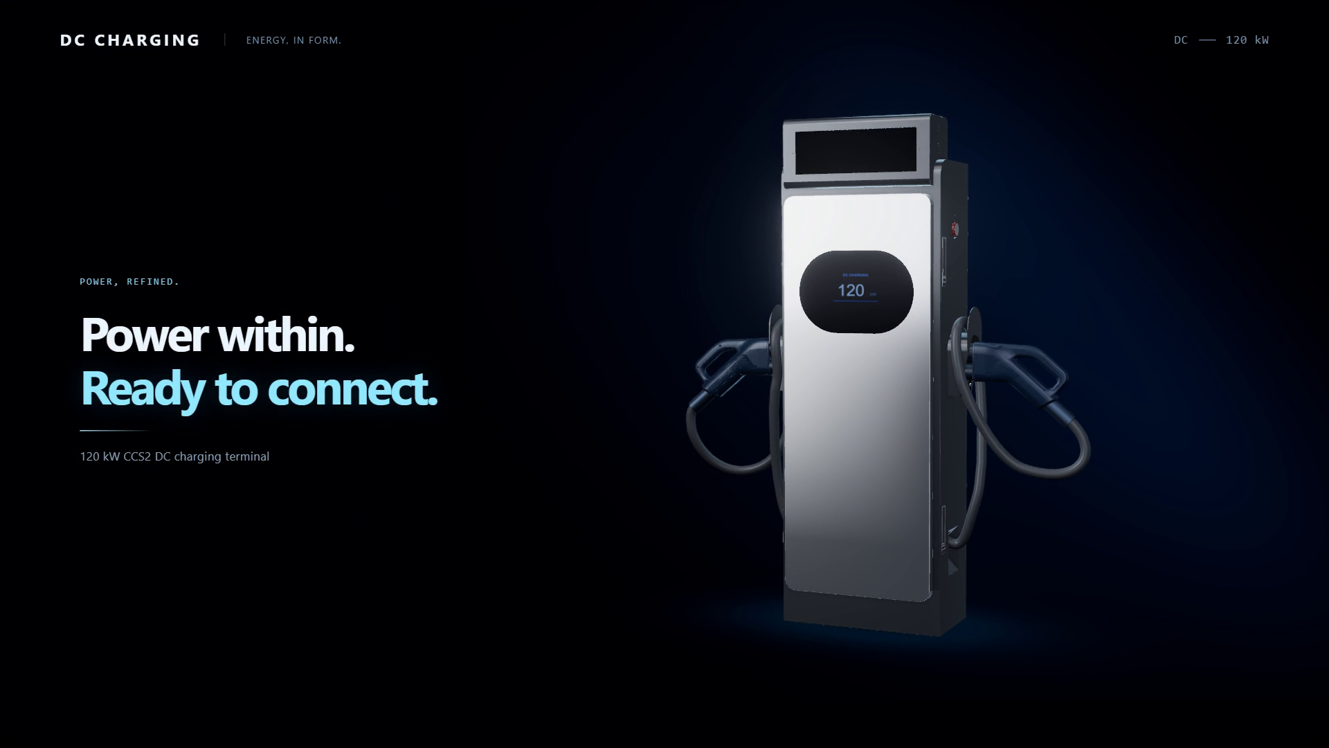 KARST 120 kW freestanding DC charging station